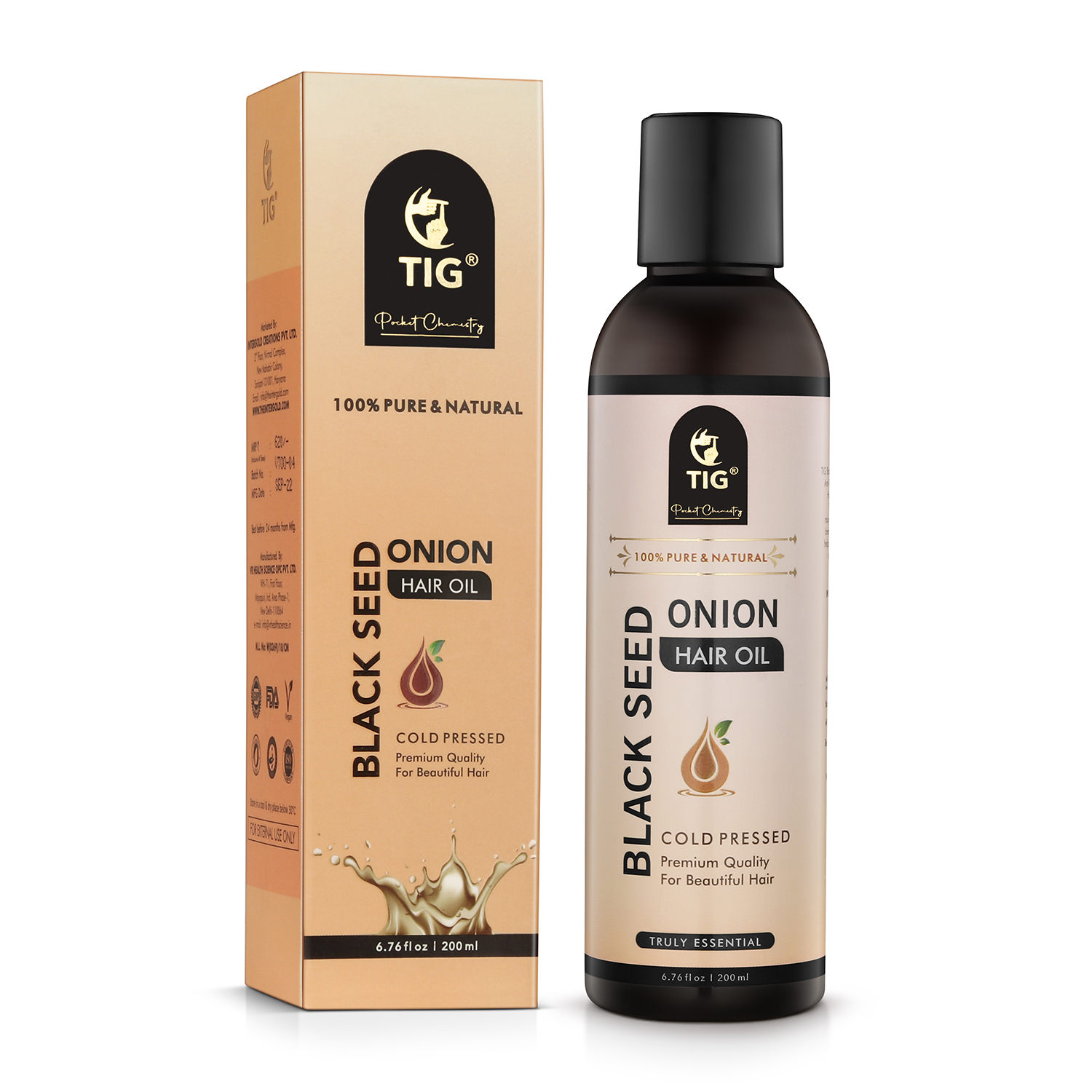 Tig Black Seed Onion Hair Oil 200ml